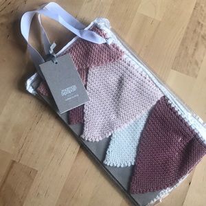 Pink Knitted Bunting